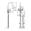 Змішувач для кухні Hansgrohe Aquno Select 170 M81 73831000 з висувним душем, 3jet, sBox - Фото 1
